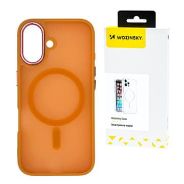 WOZINSKY Modni ovitek za Samsung Galaxy S24 FE z MagSafe - oranžen