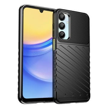 HURTEL Silikonski zaščitni ovitek za Samsung Galaxy A26 Thunder Case – črn