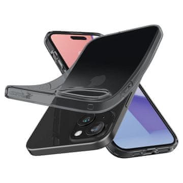 Spigen Ohišje za iPhone 15 Plus Crystal Flex – sivo prosojno