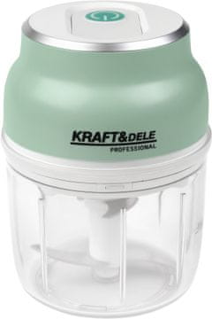 Kraft&Dele Brezžični sekljalnik mesa in zelenjave 230 ml KD4362