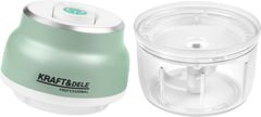 Kraft&Dele Brezžični sekljalnik mesa in zelenjave 150 ml KD4361