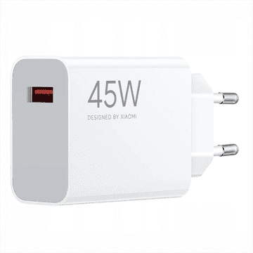 Xiaomi Mrežni polnilnik TurboCharge USB-A 45 W – bel