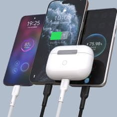 DUDAO USB-C kabel 65 W, 1 m – bel