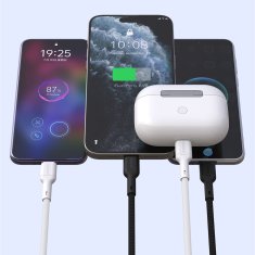 DUDAO USB-C kabel 65 W, 1 m – bel