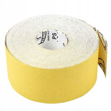 KLINGSPOR Brusni papir v roli rumen, 50 metrov, P40
