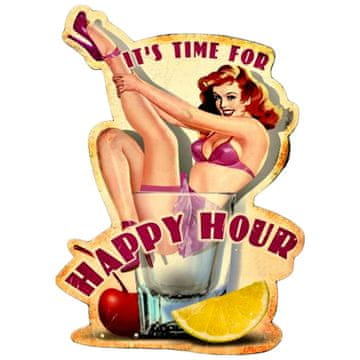 shumee Emajlirana plošča Happy Hour Retro