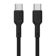 DUDAO USB-C kabel 65 W, 1 m – črn