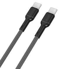 DUDAO USB-C PD 240W 1,2 m kabel - črn