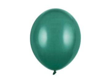 PartyDeco Močni steklenično zeleni lateks baloni, pastelno steklenično zeleni, 30 cm, 100 kosov