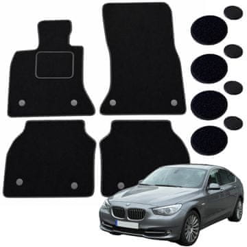 shumee BMW 5 F07 Gran Turismo GT Velur talne preproge 2010–2017 Avtomobilske preproge B