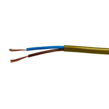 Ploščati GOLD električni kabel H03VVH2F OMYp 300V 2x0,75 ploščati večžilni 1m