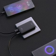 DUDAO Ultra tanek GaN potovalni stenski polnilnik 65 W USB-A USB-C PD eu/zda - črn