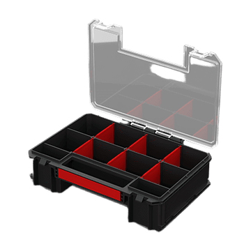 shumee Qbrick sistem TWO večnamenski organizator s predali, škatla za orodje 1,7 l
