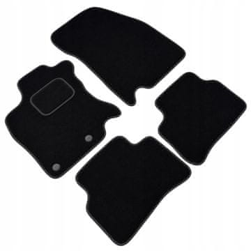 shumee Nissan Qashqai J11 Velur talne preproge 2014–2021 Avtomobilske preproge B