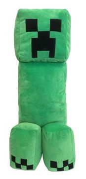 Halantex Okrasna blazina Minecraft Creeper, oblikovana, originalna, mehka, 51 cm