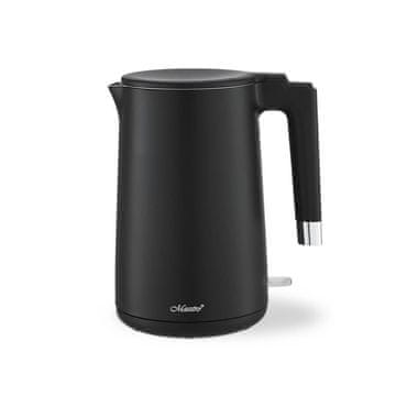 MAESTRO Elegantni črni električni grelnik vode Maestro 1,7 l 1800 W MR-026-črn