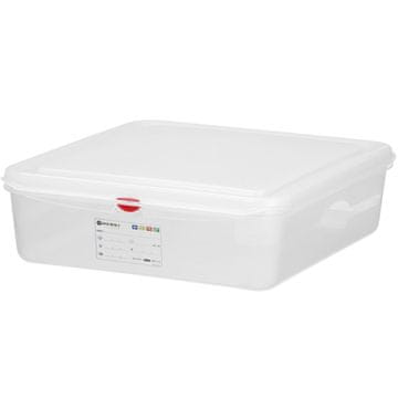 Hendi Posoda za živila GN 1/1 z etiketo in pokrovom 8 l 530x325x65 mm