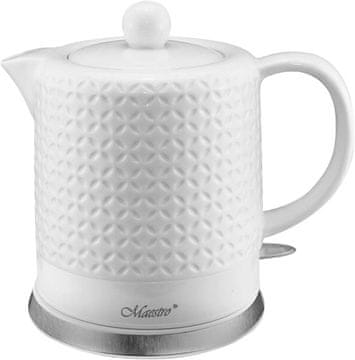MAESTRO Maestro keramični električni grelnik vode bel 1,2 l 1200 W MR-067