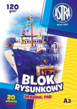 Inny Astra A3 120g Popolna risalna blazinica za ustvarjalne duše in