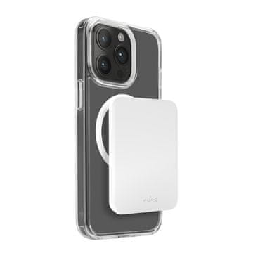 Puro Powerbank 4200 mAh USB-C MagSafe Slim Power Mag – bela