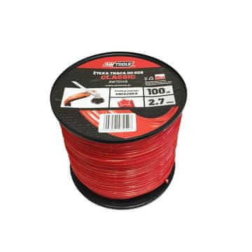 awtools Awtools klasična rezalna nitka 2,4 x 100 m/zvezdasta/kolut