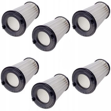 shumee 6 x filter EF150 za sesalnik Electrolux Ergorapido, pralni