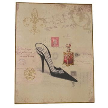 shumee Vintage retro črni čevelj pariška modna glamurozna slika