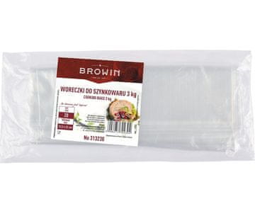 Browin Plastične vrečke za aparat za pršut 3,0 kg - 20 kosov