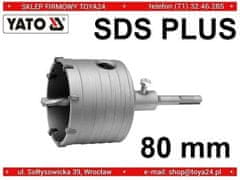 YATO YT-4403 sveder za zid z vpenjalno glavo SDS+ 80 mm