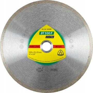 KLINGSPOR Diamantna plošča 200x1,9x25,4/30 DT300F