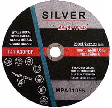 Silver Rezalna plošča za jeklo 230x1.9 CUTTING