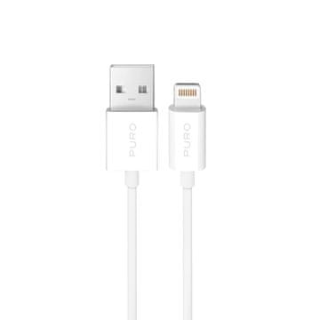Puro Kabel USB-A - iPhone Lightning TPE 12W 2m - bel