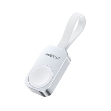 AceFast Brezžični polnilnik za Apple Watch 5W - srebrn