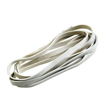 shumee Gumica premera 80 mm x širine 6 mm, bela 1 kg