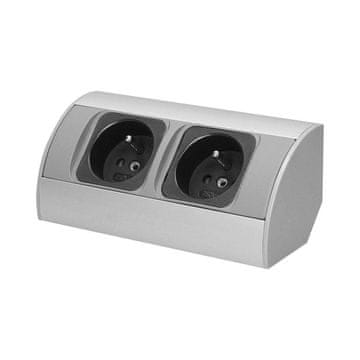 Orno Vtičnica za pod omaro 2x230V - OR-AE-1303
