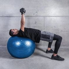 WOZINSKY Gimnastična žoga za vadbo s črpalko, 65 cm – modra