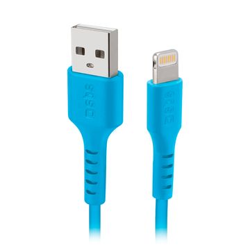 SBS Kabel USB-A – iPhone Lightning – modri