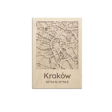 shumee Lesen slikovni zemljevid mesta Krakov