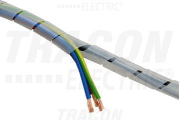 Tracon Electric Brezbarvna kabelska ovojnica 13-70 mm