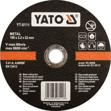shumee Yato ščit MET. 125*1,2*22 5923