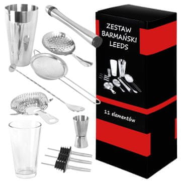 Gockowiak PROFESIONALNI SET ZA PIJAČE ZA BASTON SHAKER, 11 DELNI