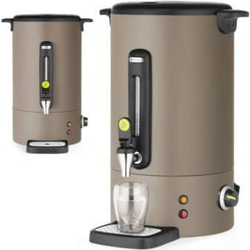 Hendi Grelnik za toplo vino s pipo in odkapno pladnjo UNIQ 16 l 1650 W – taupe