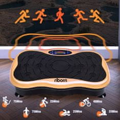 shumee Vibracijska platforma za vadbo celega telesa, vibrirajoči fitnes masažer Riborn