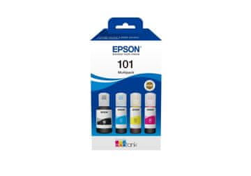 Epson Večkratno pakiranje stekleničk s črnilom Epson 101 EcoTank (C13T03V64A), cmyk