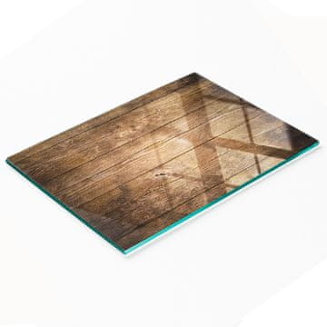 shumee Kuhinjska večnamenska dekorativna tabla iz kaljenega stekla, lesa, 80x52 cm
