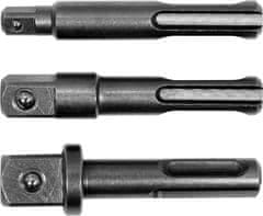 YATO Komplet adapterjev SDS-plus za nastavke - 1/4, 3/8, 1/2 / YT-04686 / yato