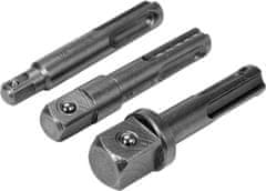 YATO Komplet adapterjev SDS-plus za nastavke - 1/4, 3/8, 1/2 / YT-04686 / yato