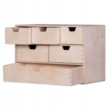 shumee Velik organizator za otroško mizo s 6 predali, pisala, barvice, začimbe