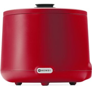 Hendi Električni termos grelnik vode za juho uniq 35-85 C 8 l 500 W - rdeč