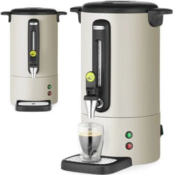 Hendi Kavni aparat z odcejalnim pipom UNIQ 7 l 1050 W – svetlo siva